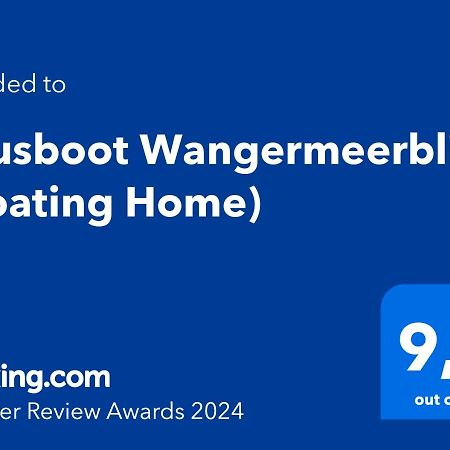 Hausboot Wangermeerblick Шилиг Екстериор снимка